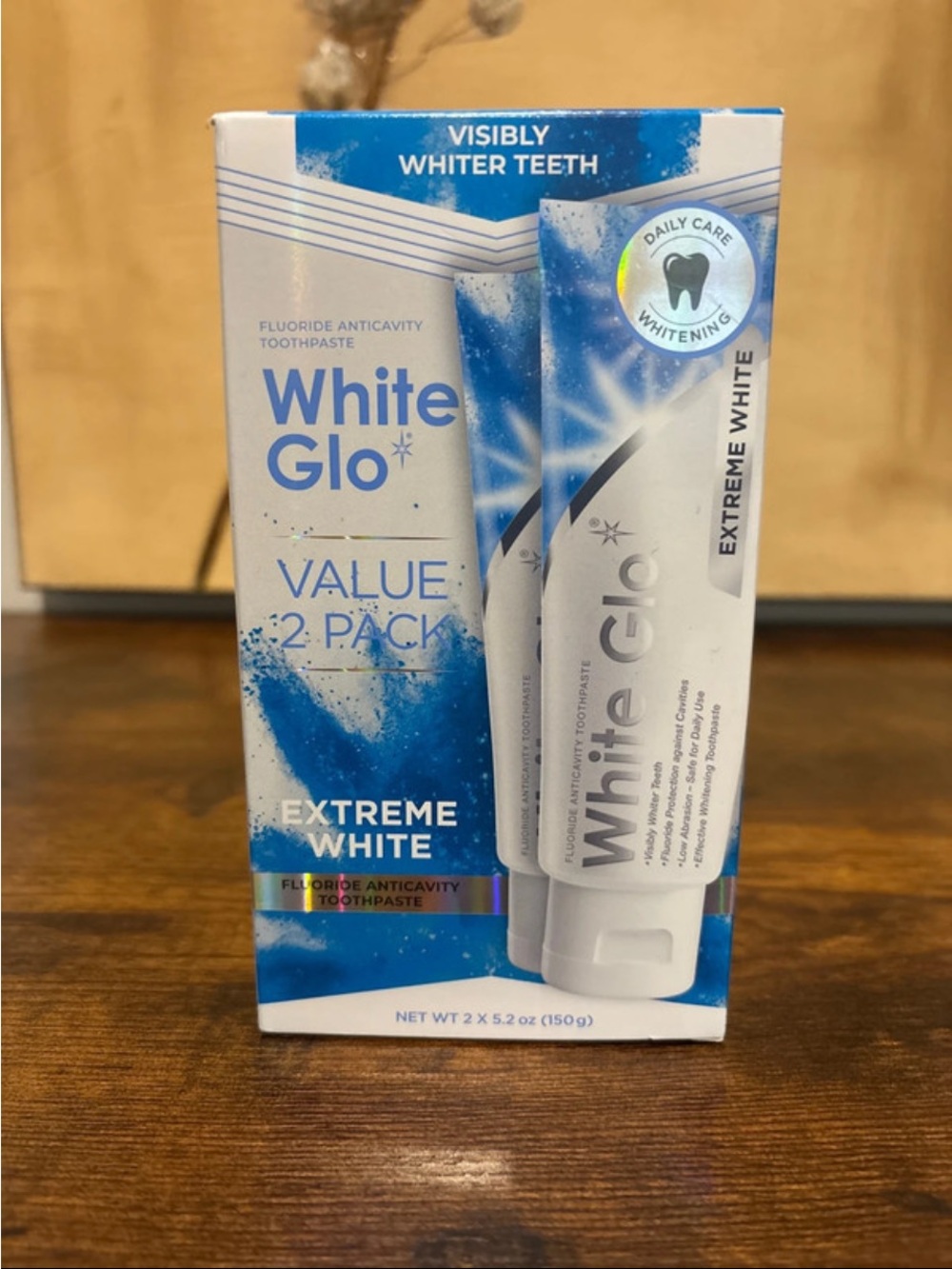 Extreme White Toothpaste Value 2-Pack - White & Blue